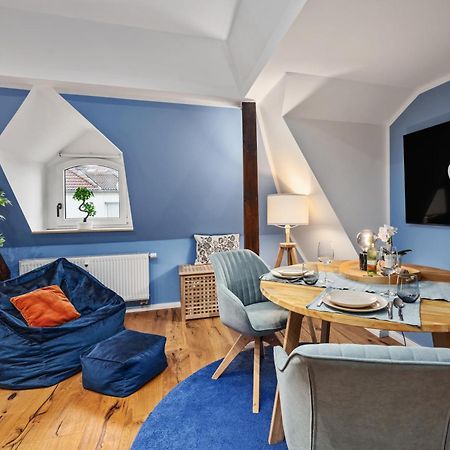 Edler Wohnraum Modernes Vorstadtstudio Mit Emma-Bett, Garten & Kaffeevollautomat Zwickau Exteriér fotografie