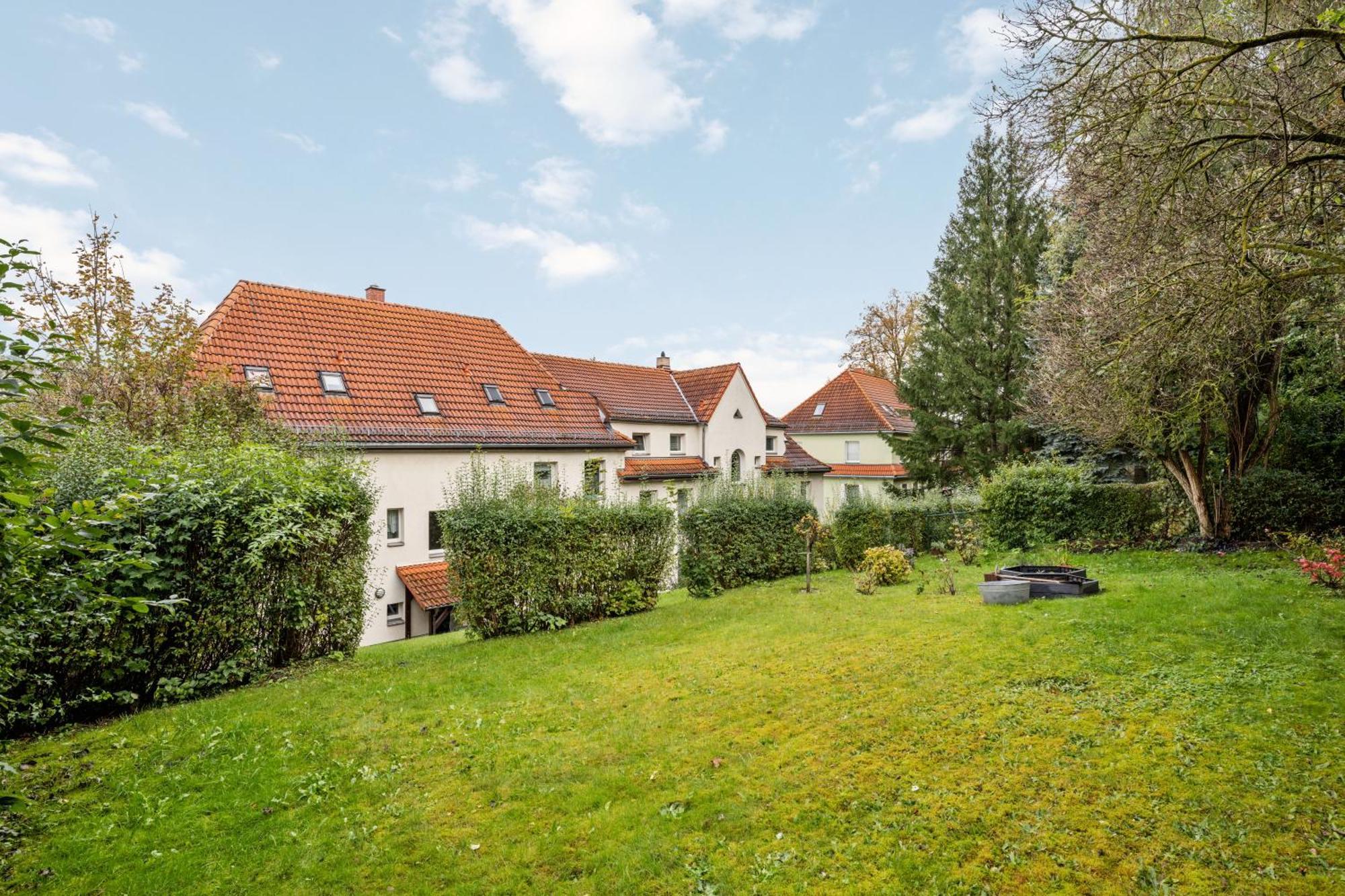 Edler Wohnraum Modernes Vorstadtstudio Mit Emma-Bett, Garten & Kaffeevollautomat Zwickau Exteriér fotografie