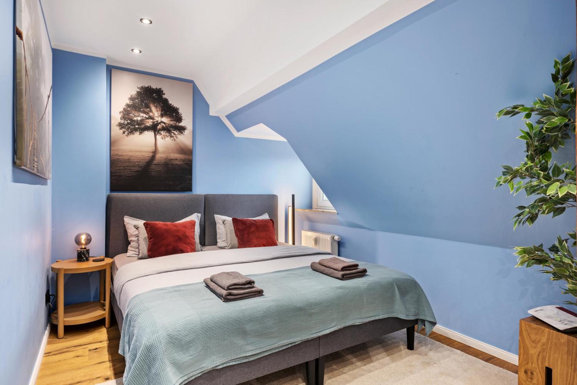 Edler Wohnraum Modernes Vorstadtstudio Mit Emma-Bett, Garten & Kaffeevollautomat Zwickau Exteriér fotografie