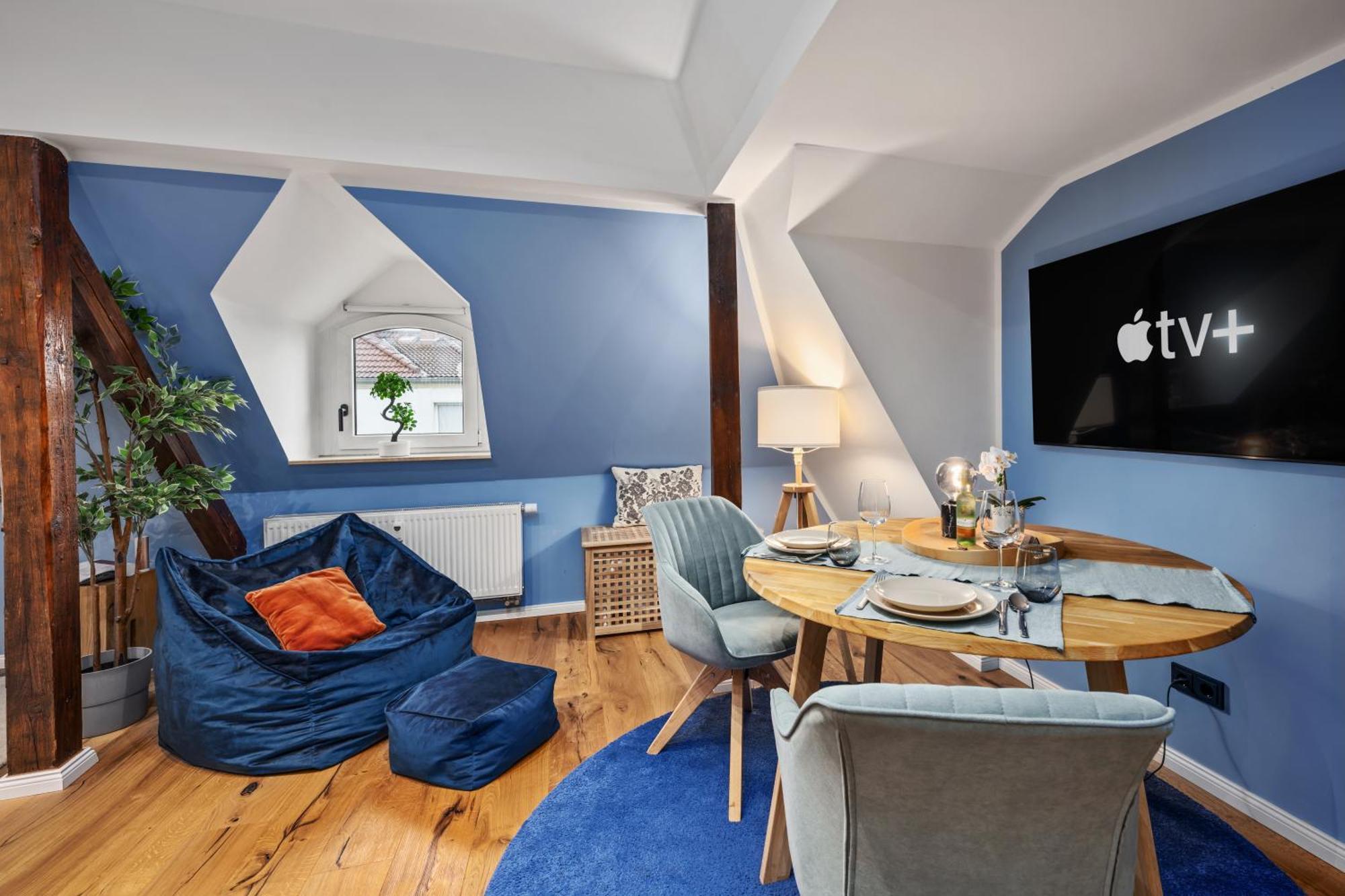 Edler Wohnraum Modernes Vorstadtstudio Mit Emma-Bett, Garten & Kaffeevollautomat Zwickau Exteriér fotografie